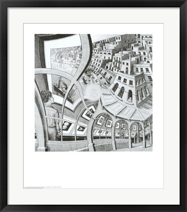 Framed Print Gallery by M.C. Escher | 25 5/8 x 21 3/4