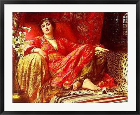 Framed Passion by Frank Dicksee | 27 x 34