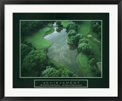 Framed Achievement - Golf Course 22 x 28