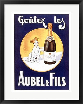 Framed Aubel & Fils 24 x 18