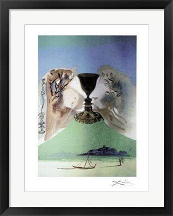 Framed Chalice of Love by Salvador Dali | 24 x 17