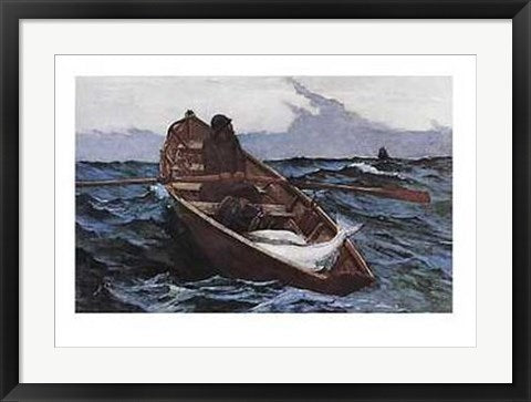 Framed The Fog Warning by Winslow Homer | 22 x 28