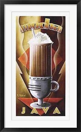 Framed Iced Latte by Michael Kungl | 22 x 12