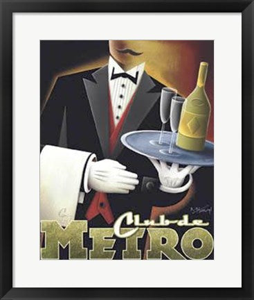 Framed Club de Metro by Michael Kungl | 22 x 18