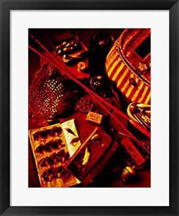Framed Fishing I by Michael Harrison | 16 x 20