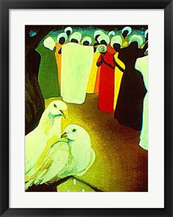 Framed Peace Offering by Bernard Hoyes | 24 x 18