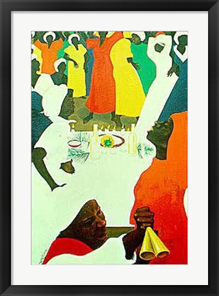 Framed At the Table of Zion by Bernard Hoyes | 24 x 18