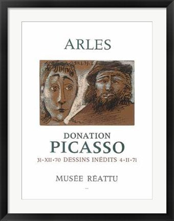 Framed Arles - Donation by Pablo Picasso | 29 1/8 x 21 3/8
