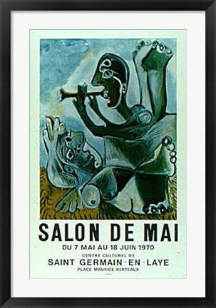 Framed Salon de Mai by Pablo Picasso | 29 7/8 x 18 5/8