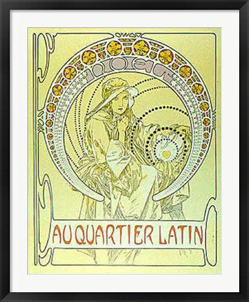 Framed Noel by Alphonse Mucha | 32 x 24 1/2