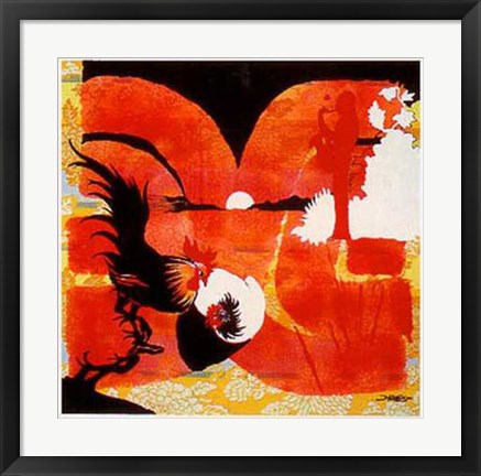 Framed Yardbird Serenade by Bernard Hoyes | 23 x 23