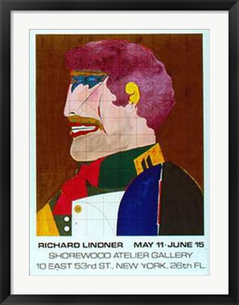 Framed Profile, 1969 (Shorewood Gallery) by Richard Lindner