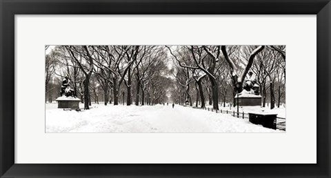Framed Central Park, Poet's Lane by Igor Maloratsky | 13 x 19