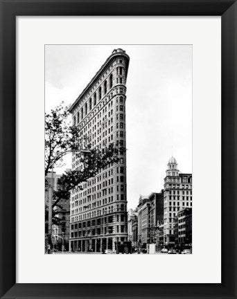 Framed Art Flatiron Building (sepia) by Igor Maloratsky | 19 x 13