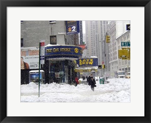 Framed The Late Show & CBS Store by Igor Maloratsky | 13 x 19