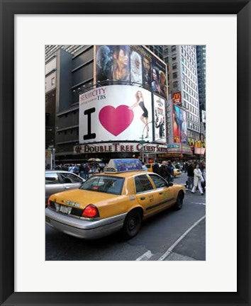 Framed 47th Street & Broadway by Igor Maloratsky | 19 x 13