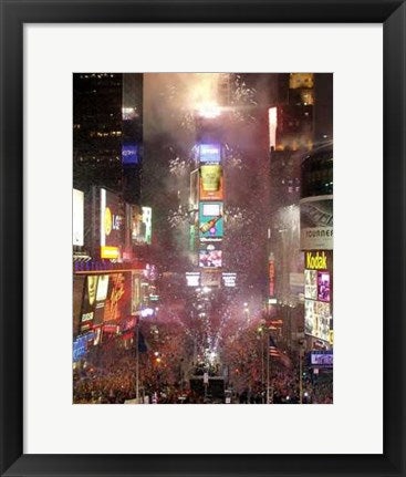 Framed New Year's Eve in Times Square by Igor Maloratsky | 19 x 13