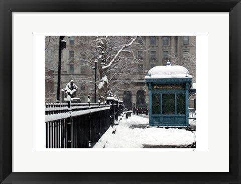 Framed Brooklyn Bridge Subway Station by Igor Maloratsky | 13 x 19