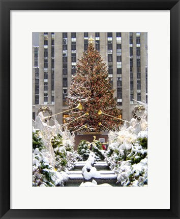 Framed Christmas Tree at Rockefeller Center by Igor Maloratsky