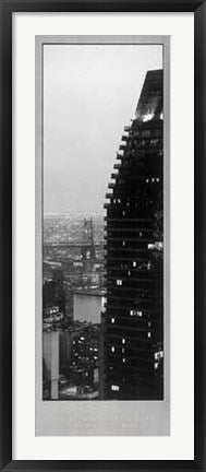 Framed Towards 59th Street Bridge at Dusk by Jim Alinder | 39 3/8 x 13 13/...