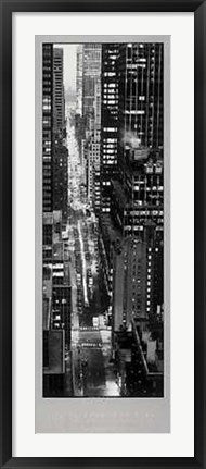 Framed 47th Street Evening by Jim Alinder | 39 1/2 x 13 3/4