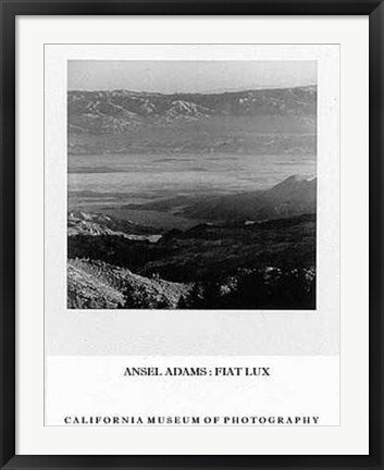 Framed Desert Valley by Ansel Adams | 32 x 24