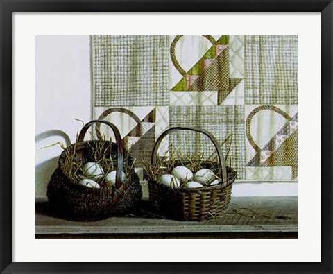 Framed Don't Put All Your Eggs in One Basket by Pauline Campanelli