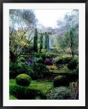 Framed Garden of Lady Dream by Piet Bekaert | 35 1/2 x 27 1/2