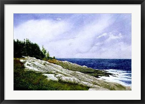 Framed Pemaquid Point by Douglas Brega | 23 x 32