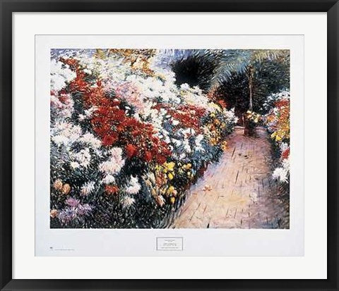 Framed Chrysanthemums by Dennis Miller Bunker | 20 1/2 x 27 1/2