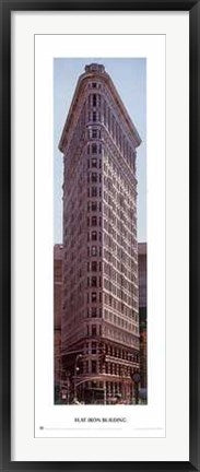Framed Flatiron Building by Keith & Meryl Behrle | 40 x 13 1/2