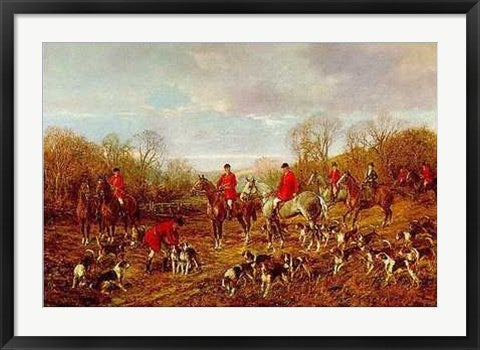 Framed Autumn Meeting by Heywood Hardy | 24 x 33