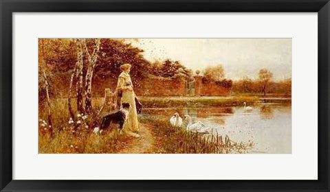 Framed Autumn Leaves by Thomas Lloyd | 14 x 24