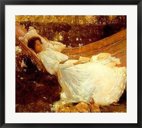 Framed The Arbour by Alfred Munnings | 23 x 26