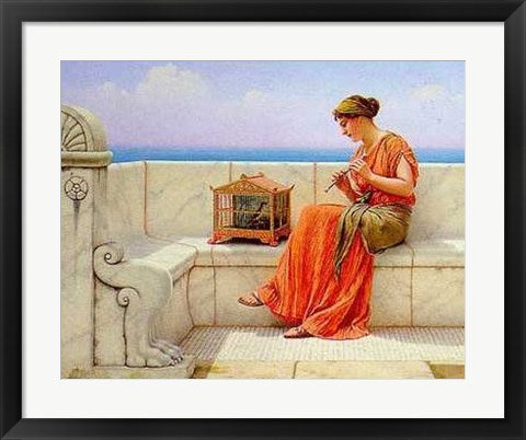 Framed Song Without Words by John William Godward | 20 x 24
