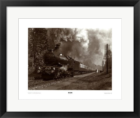 Framed NRM, King Richard I, Great Western Railway by Eric Treacy