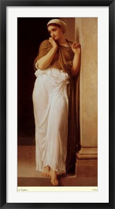 Framed Nausicaa by Frederic Lord Leighton | 27 7/8 x 17 3/4