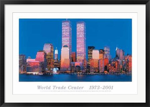 Framed World Trade Center by Richard Berenholtz | 24 x 36