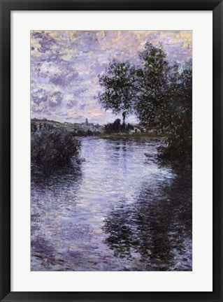 Framed Art Vetheuil by Claude Monet Wall Decor 18x24 Artwork