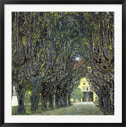 Framed Art Frame Art Avenue of Trees in the Park at Schloss Kammer, c.1912 by Gustav Klimt Wall Decor 18x24 Artwork