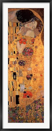 Framed Art The Kiss, c.1908 (panel) by Gustav Klimt Wall Decor 18x24 Artwork