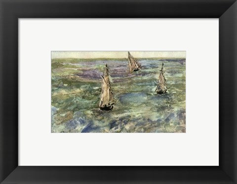 Framed Art Seascape by Edouard Manet Wall Decor 18x24 Artwork