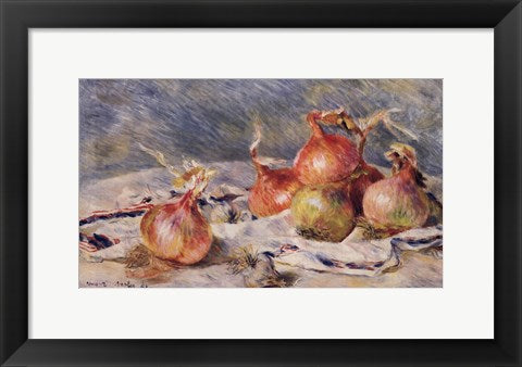 Framed Art The Onions by Pierre-Auguste Renoir Wall Decor 18x24 Artwork