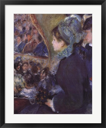 Framed Art Frame Art At the Theatre (La Premiere Sortie) by Pierre-Auguste Renoir Wall Decor 18x24 Artwork
