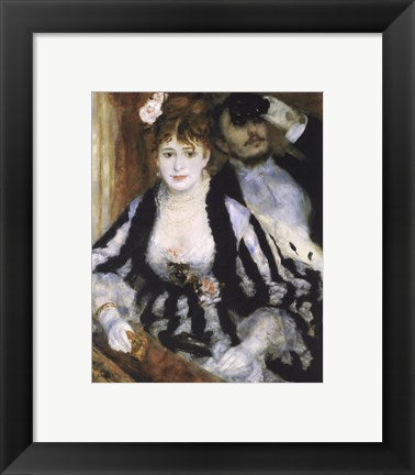 Framed Art La Loge by Pierre-Auguste Renoir Wall Decor 18x24 Artwork