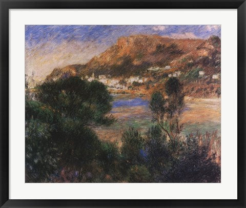 Framed Art The Esterel Mountains by Pierre-Auguste Renoir Wall Decor 18x24 Artwork