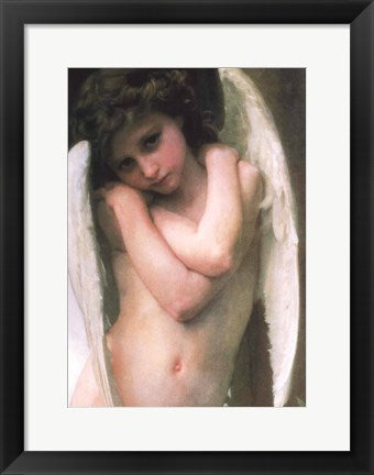 Framed Art Cupidon by William Adolphe Bouguereau Wall Decor 18x24 Artwork