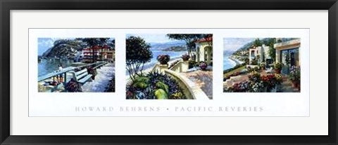 Framed Pacific Reveries by Howard Behrens | 11 1/2 x 36