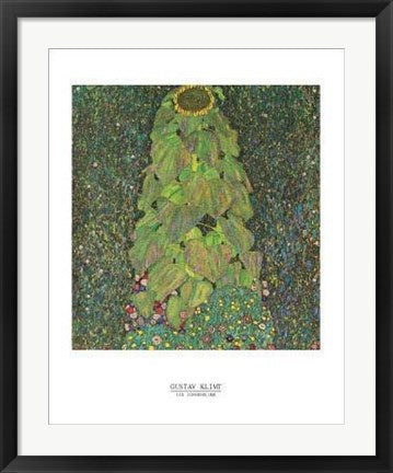 Framed Die Sonnenblume by Gustav Klimt | 28 x 22