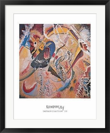 Framed Improvisation 35 by Wassily Kandinsky | 28 x 22